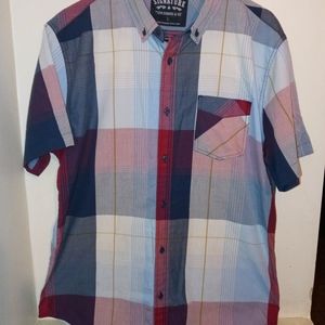 Signature by Levis plaid striped shirt